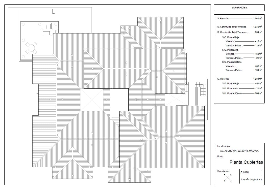 11 soveværelse Byhus til salg i Malaga by med swimmingpool - € 1.860.000 (Ref: 9216650)