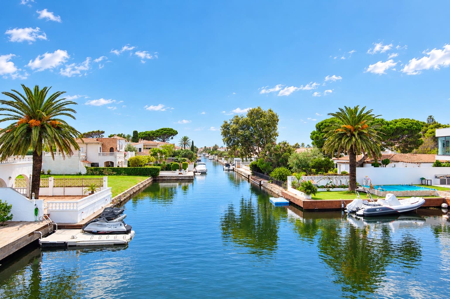 4 soveværelse Byhus til salg i Empuriabrava med swimmingpool garage - € 1.199.000 (Ref: 10169111)