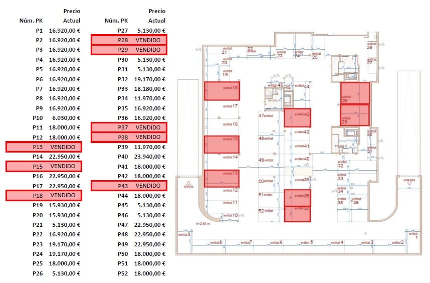 Garasje til salgs i Figueres - € 23 940 (Ref: 9023315)