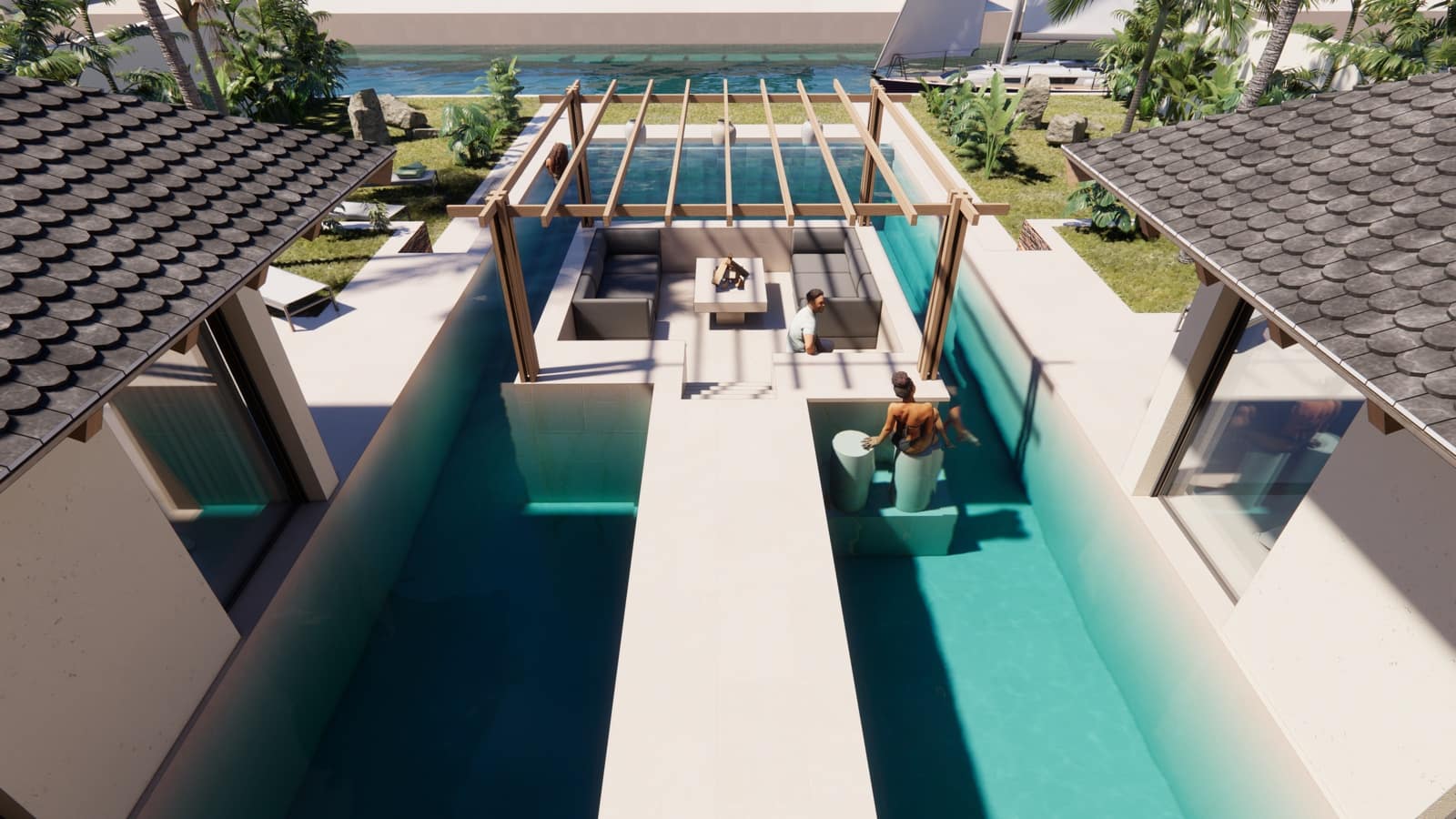 5 soverom Villa til salgs i Empuriabrava med svømmebasseng garasje - € 3 200 000 (Ref: 9050147)