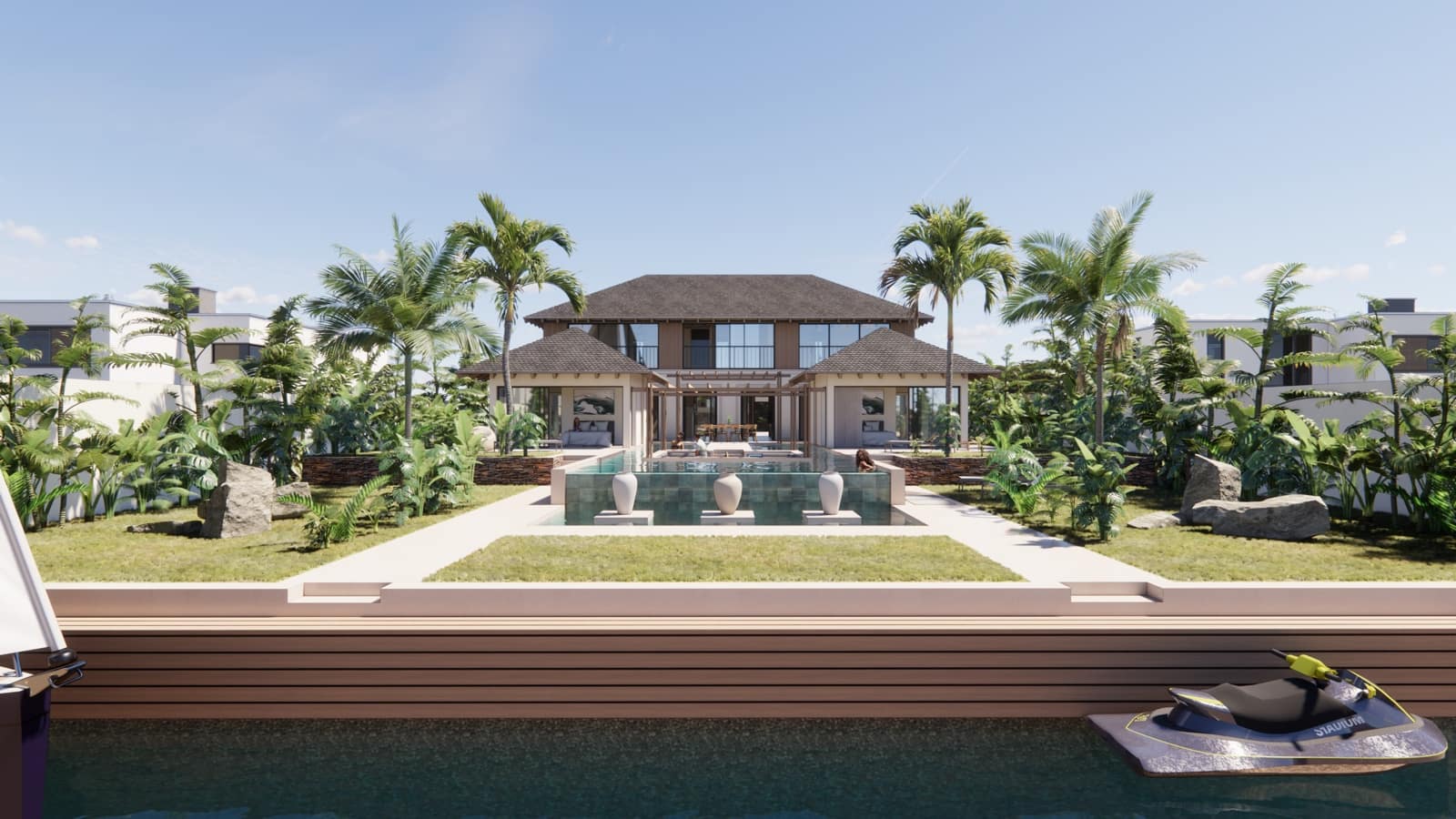 5 soverom Villa til salgs i Empuriabrava med svømmebasseng garasje - € 3 200 000 (Ref: 9050147)