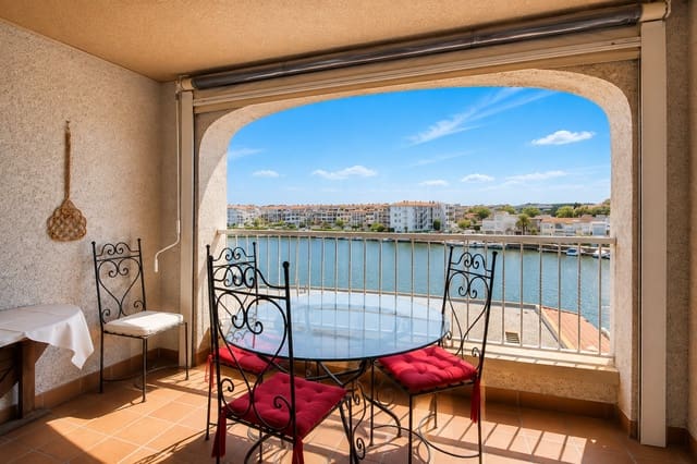 Apartamento de 2 habitaciones en Empuriabrava, Castelló d'Empúries en venta con piscina - 299.000 € (Ref: 9996323)