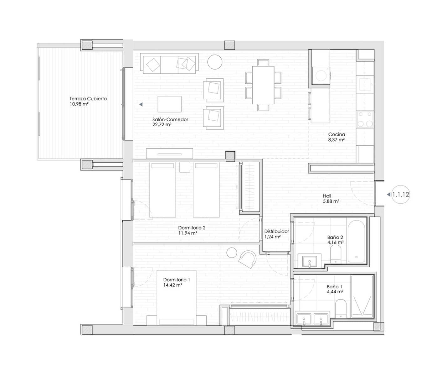 2 bedroom Apartment for sale in Estepona with pool - € 580,000 (Ref: 9227951)