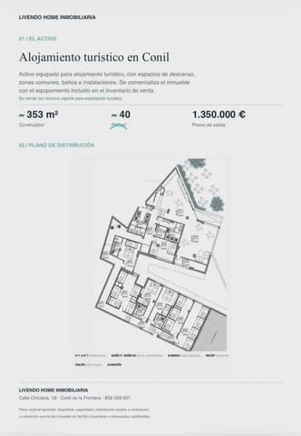 7 soverom Hotell til salgs i Conil de la Frontera - € 1 350 000 (Ref: 10160205)