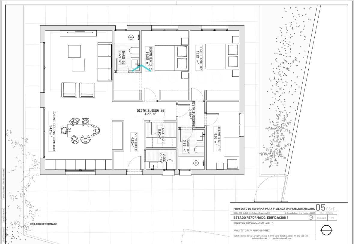3 sypialnia Finka/Dom wiejski na sprzedaż w Conil de la Frontera z basenem - 600 000 € (Ref: 9537724)