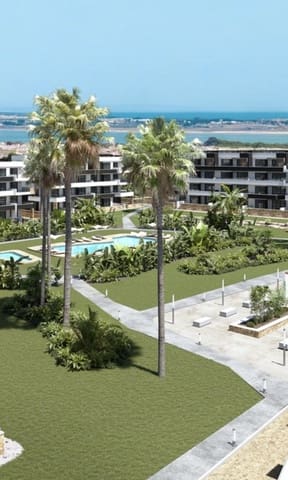 2 quarto Apartamento para venda em El Chaparral - La Siesta - La Torreta, Torrevieja com piscina garagem - 273 900 € (Ref: 9467768)