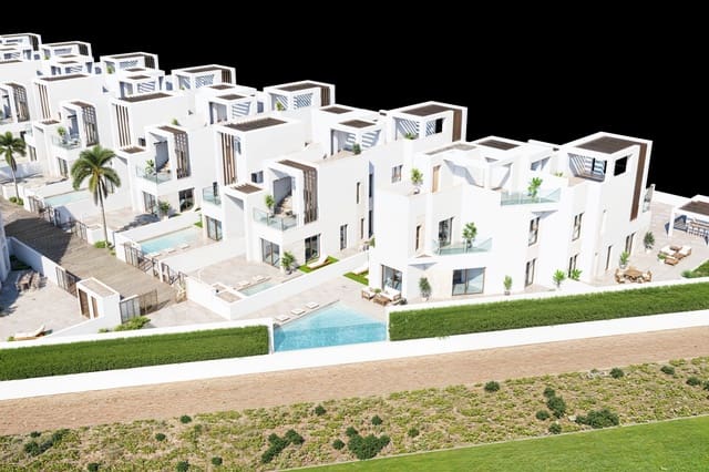 Pareado de 3 habitaciones en Las Lomas de Rame - Bahía Bella, Los Alcázares en venta con piscina garaje - 439.000 € (Ref: 9750969)