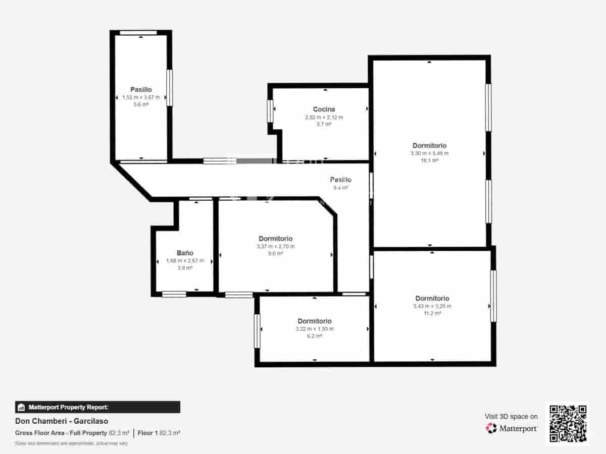 Piso de 3 habitaciones en Madrid ciudad en venta - 900.000 € (Ref: 10040285)