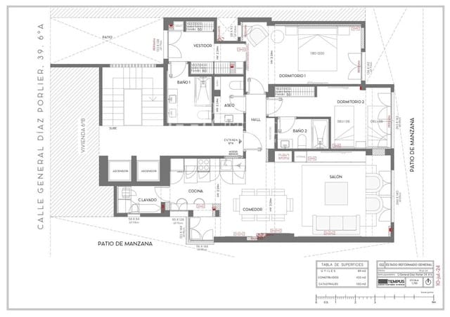 Piso de 2 habitaciones en Salamanca, Madrid ciudad en venta - 1.364.000 € (Ref: 9416150)