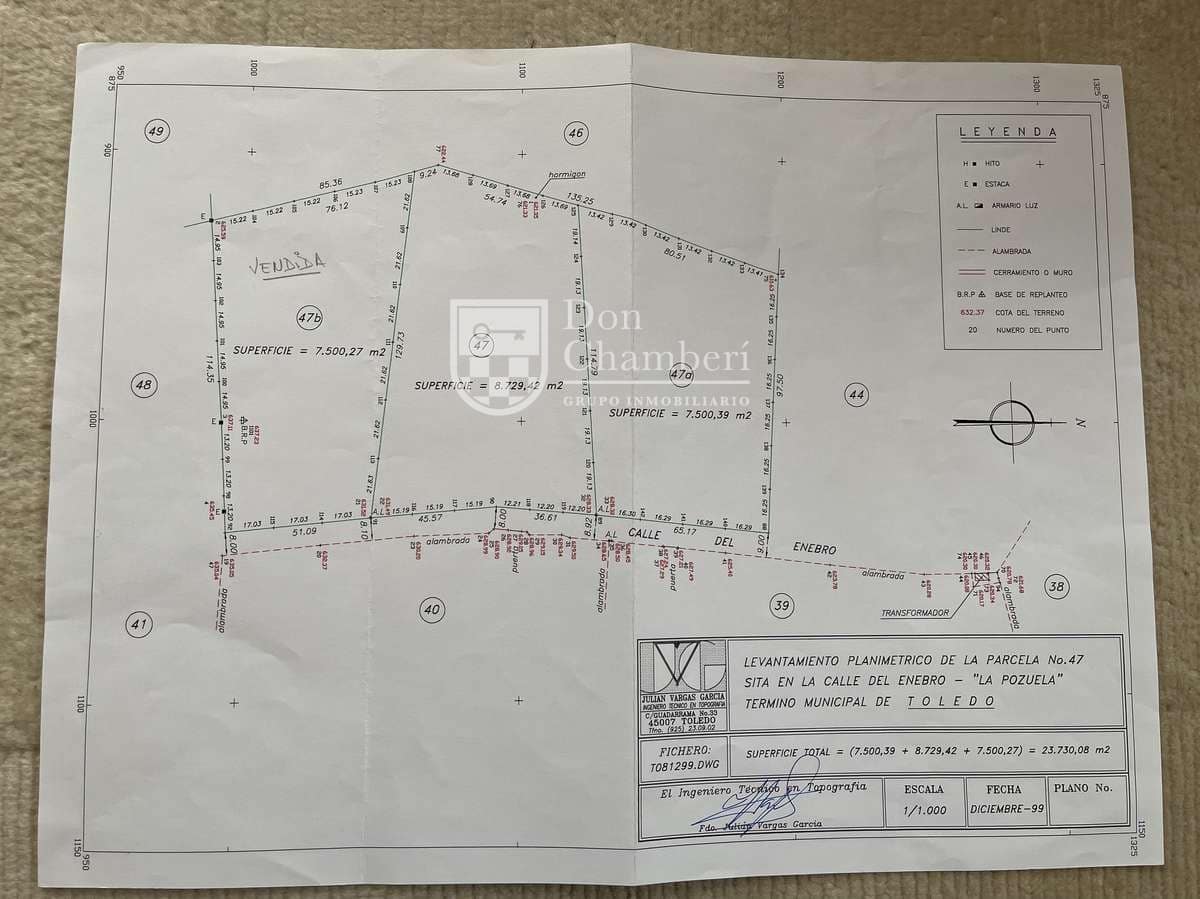 Building Plot for sale in Toledo city - € 99,000 (Ref: 9416158)
