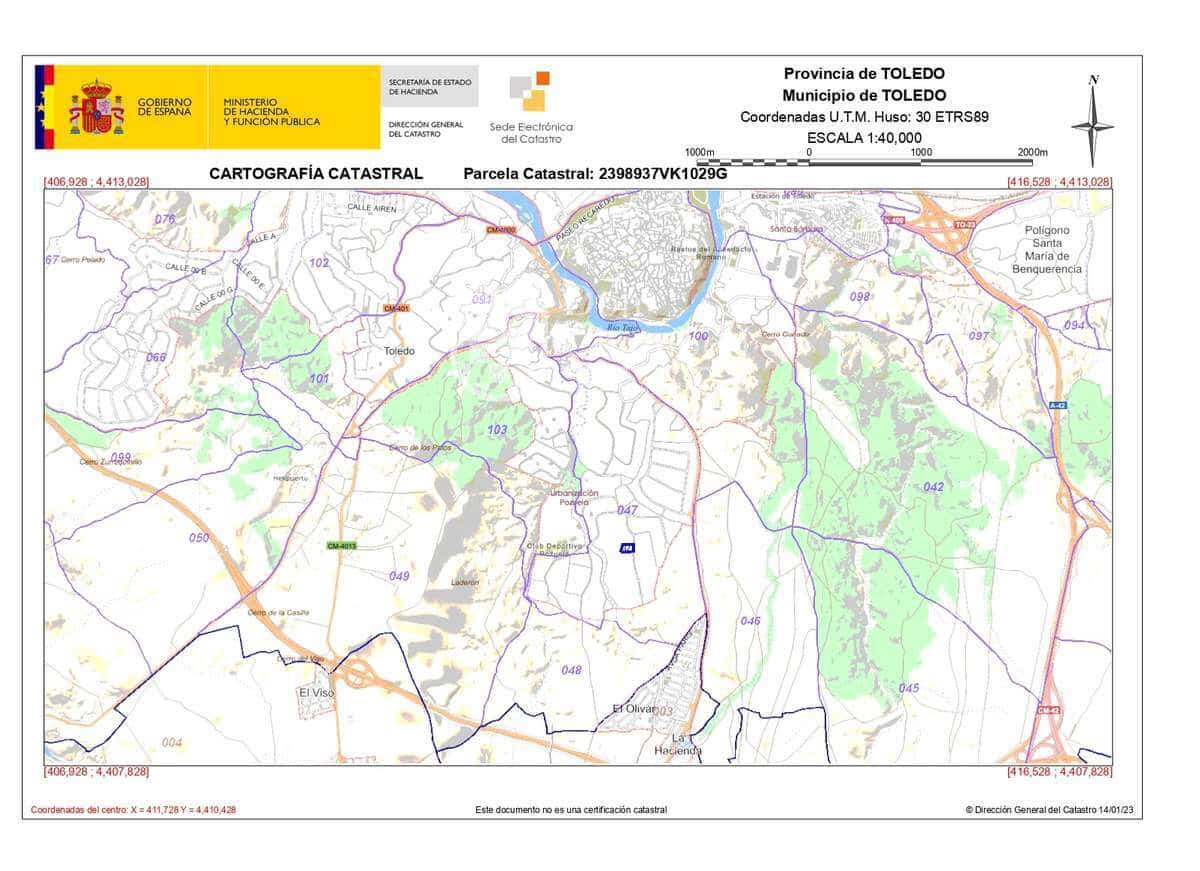 Solar/Parcela en Toledo ciudad en venta - 123.000 € (Ref: 9416159)