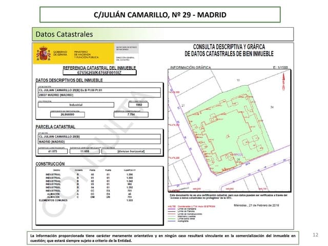 Erhverv til salg i Simancas, Madrid by med garage - € 16.300.000 (Ref: 9416163)