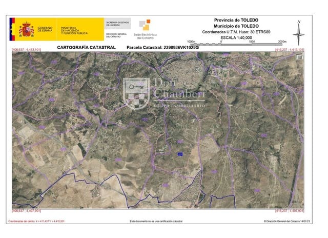 Działka budowlana na sprzedaż w Miasto Toledo - 218 000 € (Ref: 9416167)