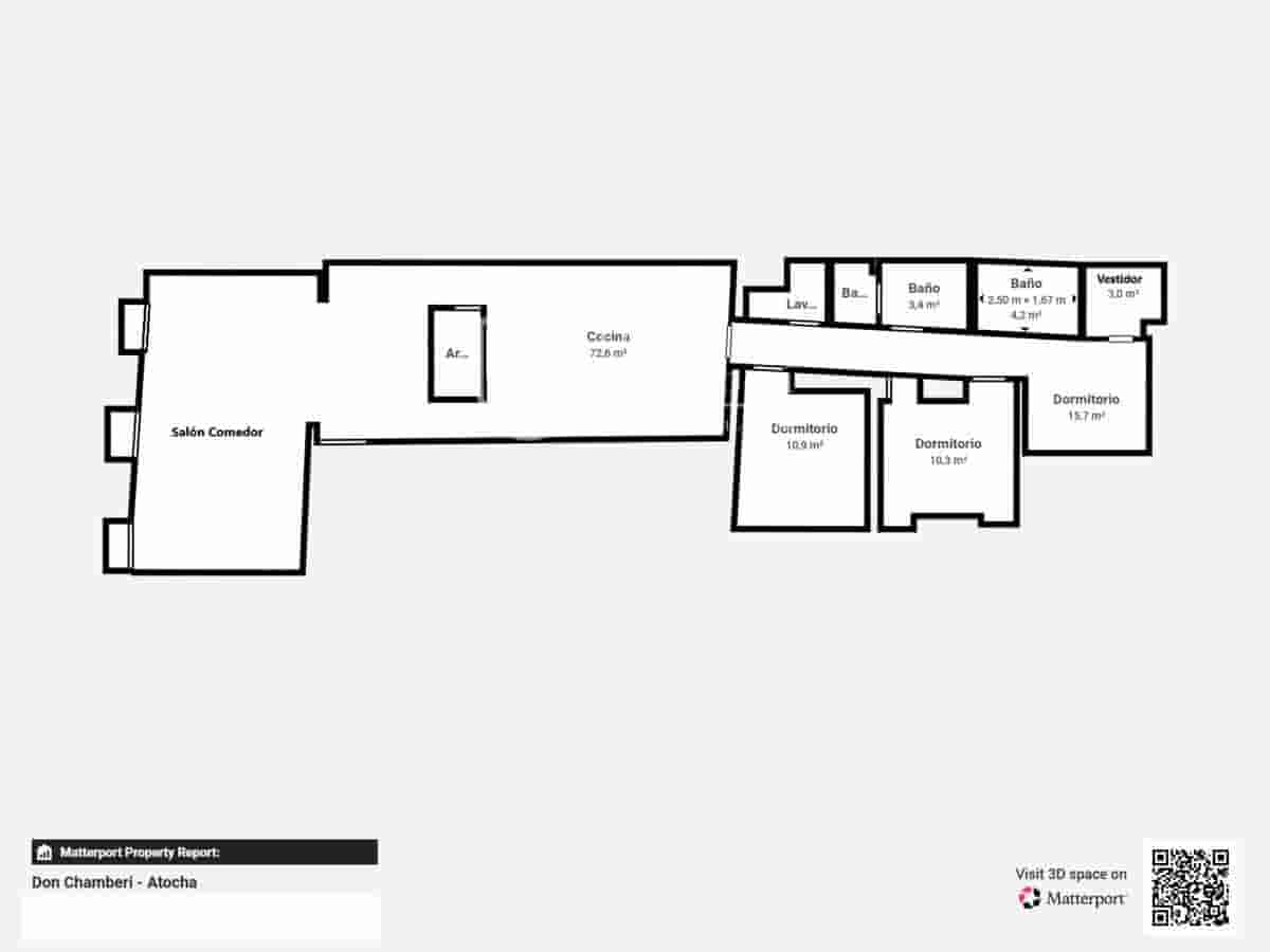 3 bedroom Flat for rent in Madrid city - € 3,500 (Ref: 9455740)