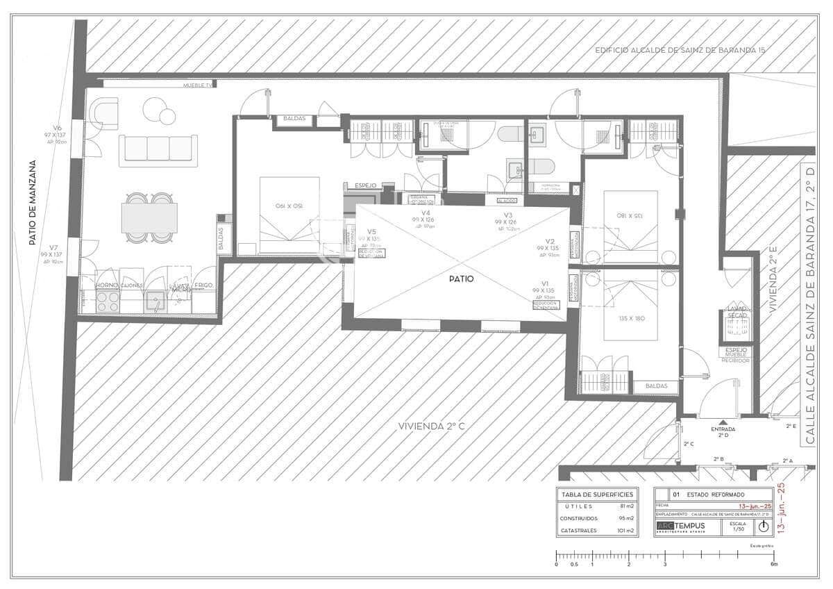 3 camera da letto Appartamento in vendita in Madrid citta - 1.169.000 € (Rif: 9646790)