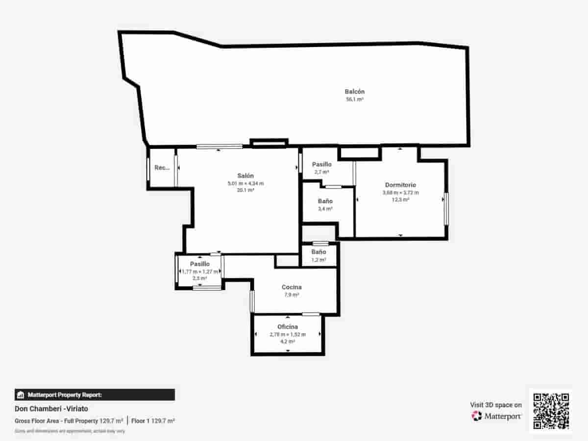 1 slaapkamer Flat te koop in Madrid stad - € 998.000 (Ref: 9710955)