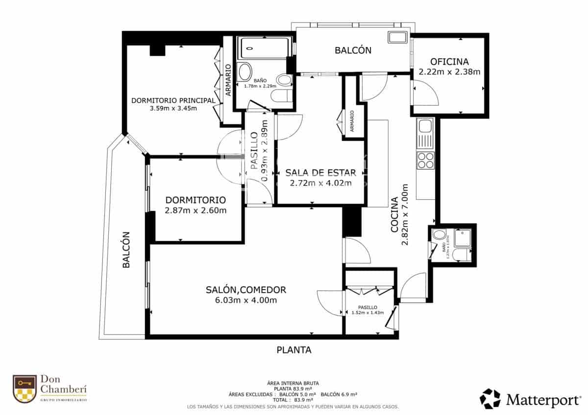 4 soveværelse Lejlighed til salg i Madrid by - € 849.000 (Ref: 9830525)