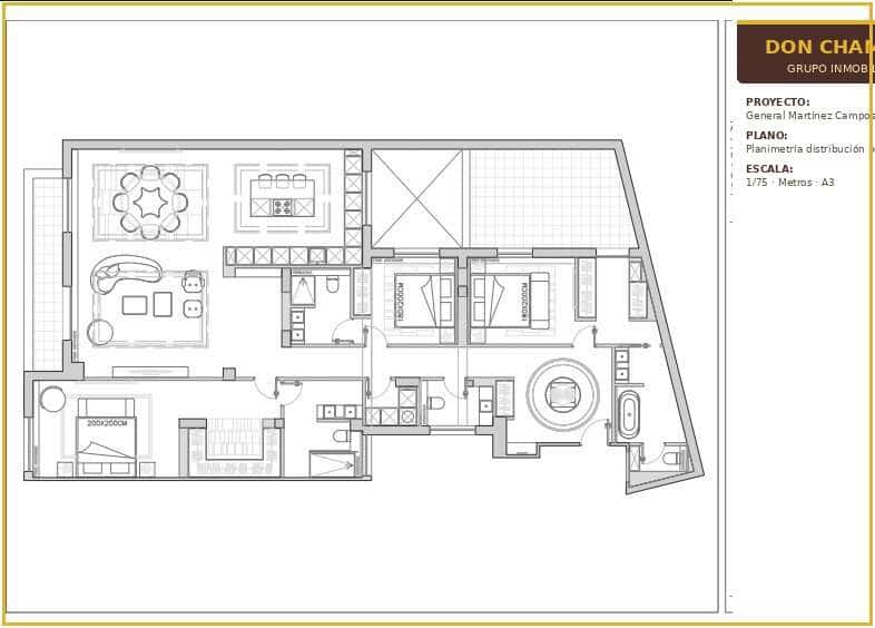 3 soveværelse Lejlighed til salg i Madrid by med garage - € 2.700.000 (Ref: 9875595)