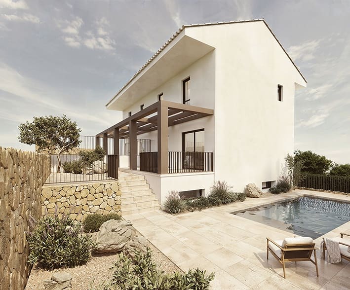 3 soveværelse Semi-Rækkehus til salg i La Nucia med swimmingpool garage - € 635.000 (Ref: 9030013)