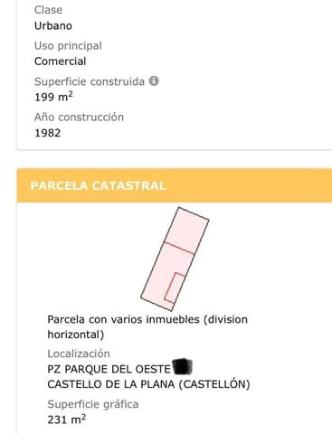 Yritys myytävänä paikassa Sur, Castelló de la Plana - 160 000 € (Ref: 9956185)