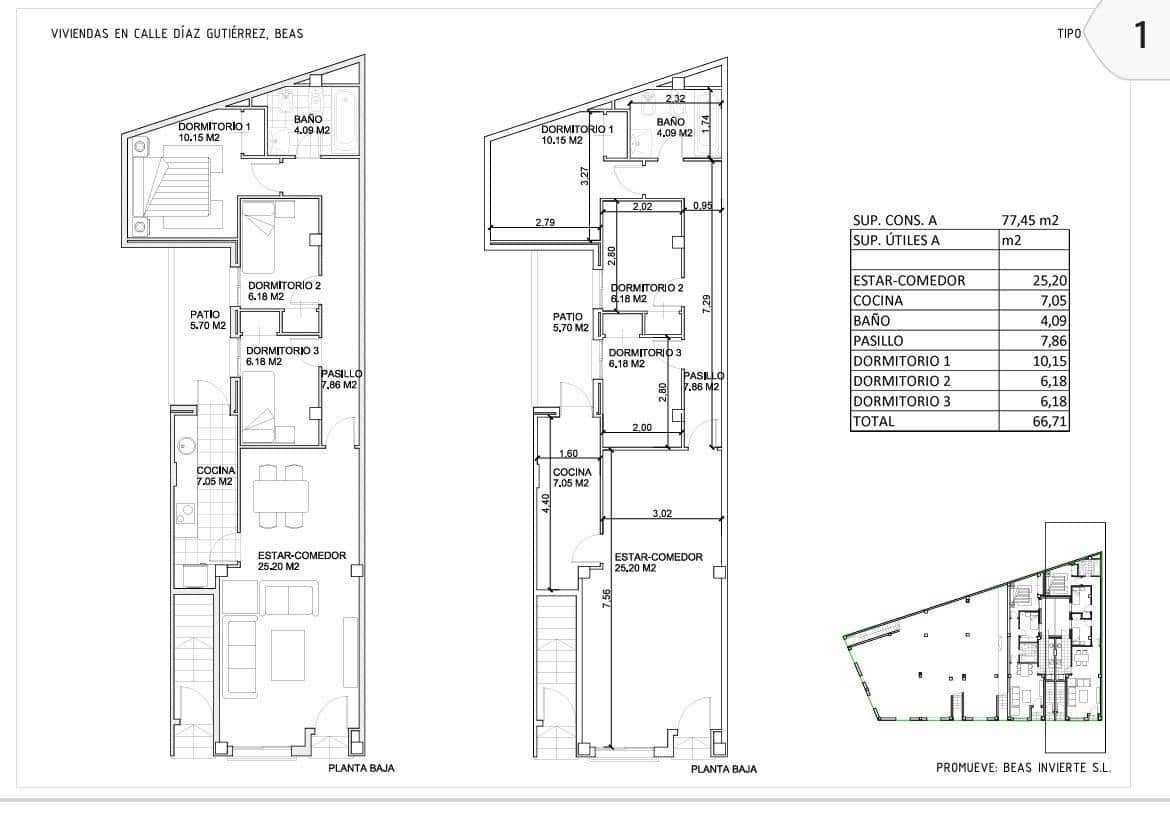 3 bedroom Flat for sale in Beas - € 85,000 (Ref: 9569166)