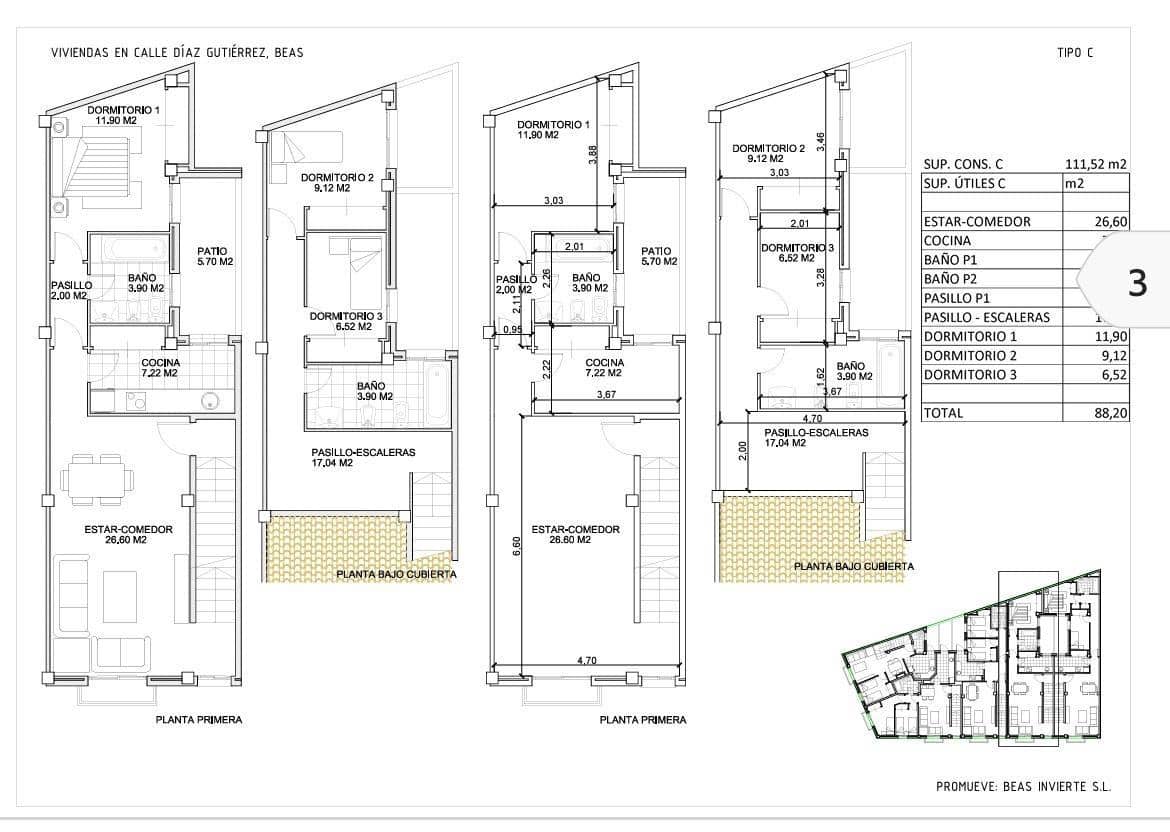 3 bedroom Flat for sale in Beas - € 85,000 (Ref: 9569166)