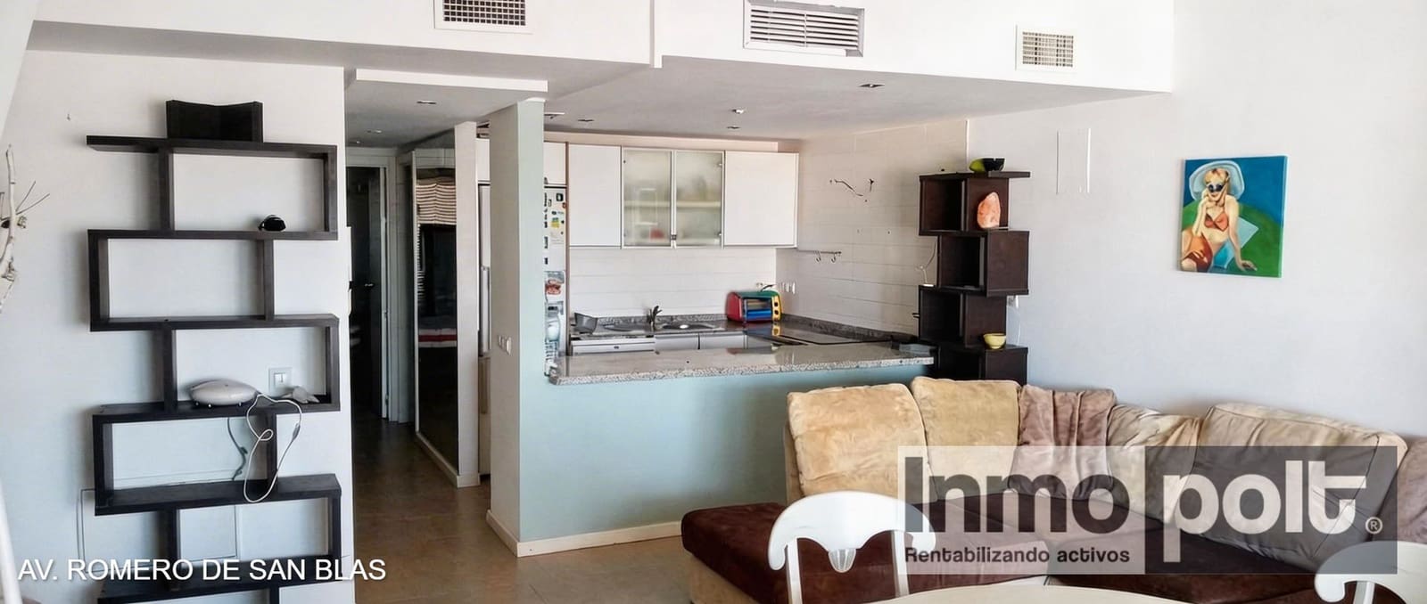 2 bedroom Penthouse for rent in San Javier with pool - € 750 (Ref: 9691545)