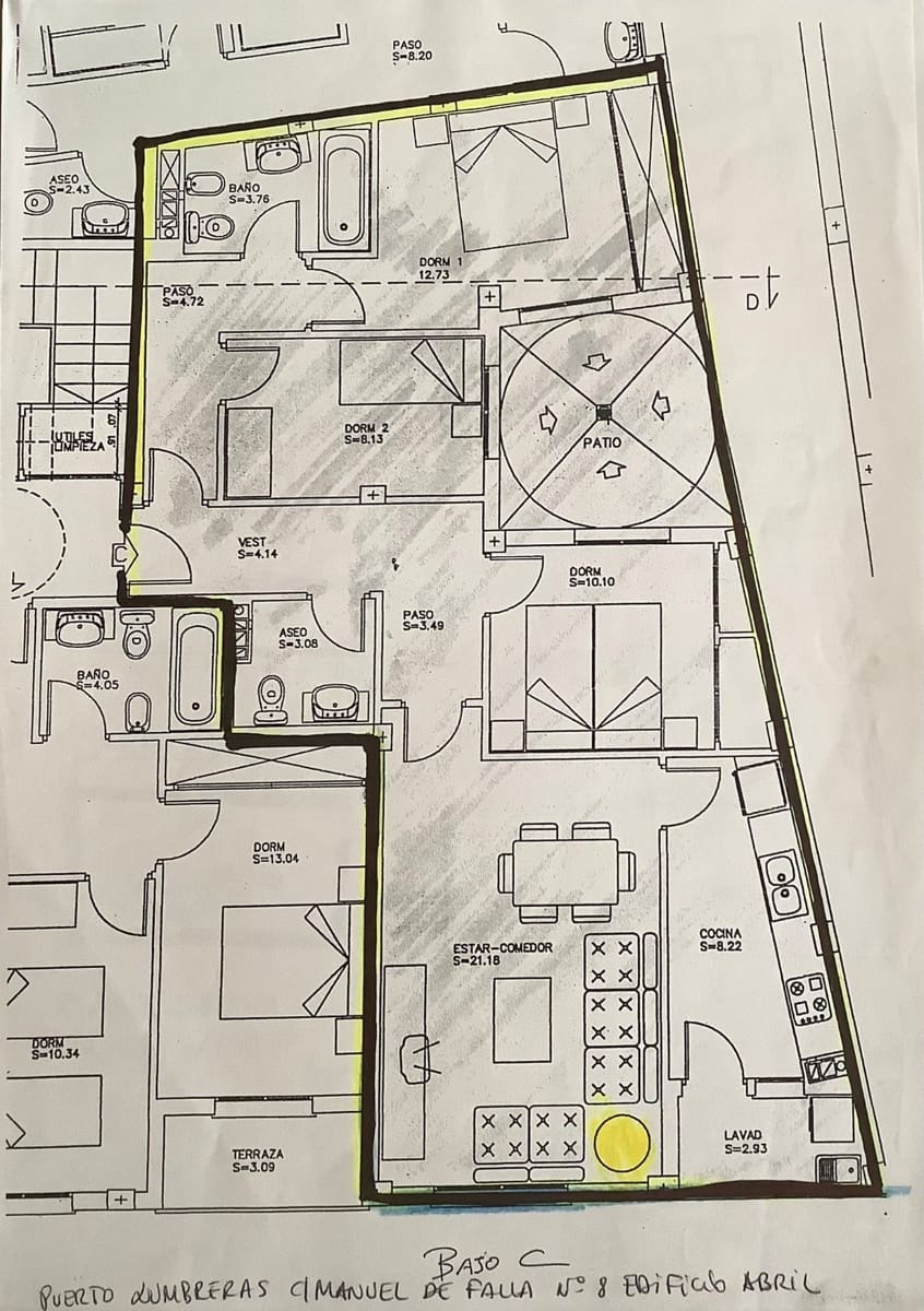 3 bedroom Flat for sale in Puerto Lumbreras with garage - € 160,000 (Ref: 9691547)