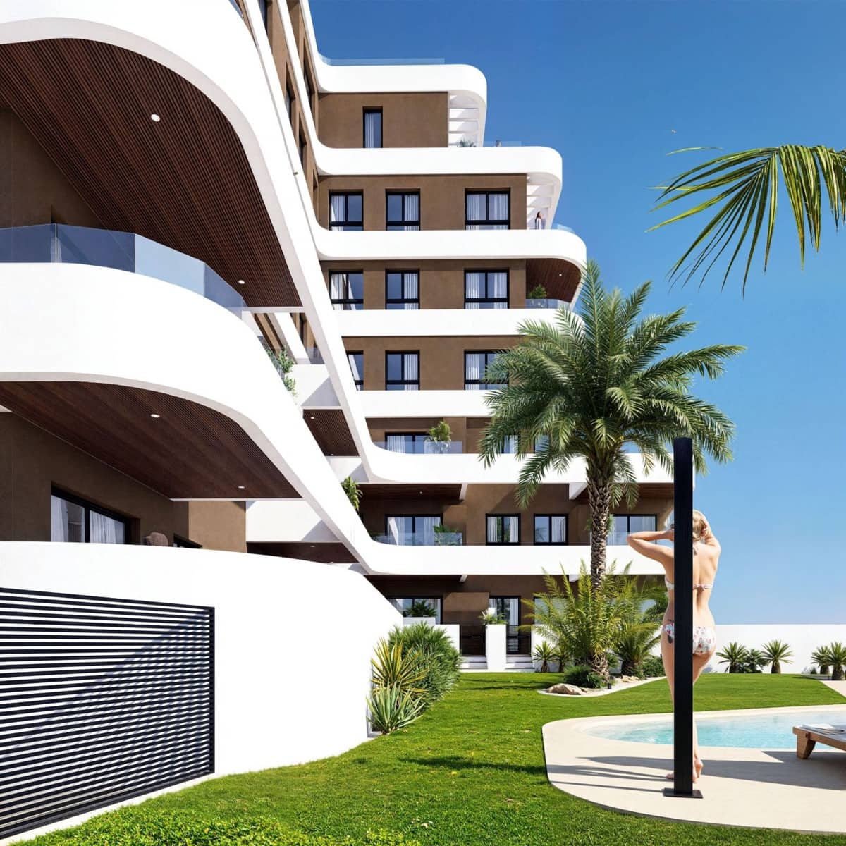 2 quarto Apartamento para venda em Guardamar del Segura com piscina garagem - 315 000 € (Ref: 10005142)