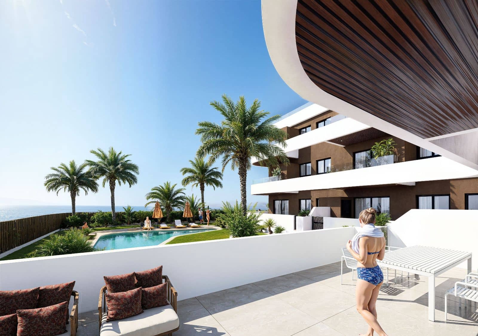 2 quarto Apartamento para venda em Guardamar del Segura com piscina garagem - 315 000 € (Ref: 10005142)