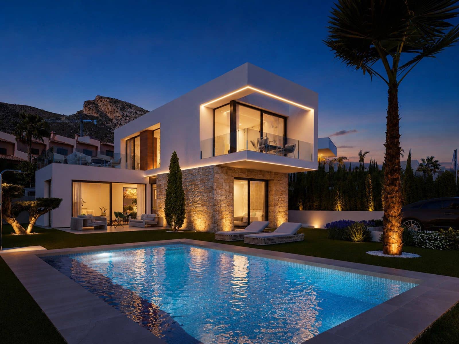 3 slaapkamer Villa te koop in Finestrat met zwembad garage - € 895.000 (Ref: 10006222)