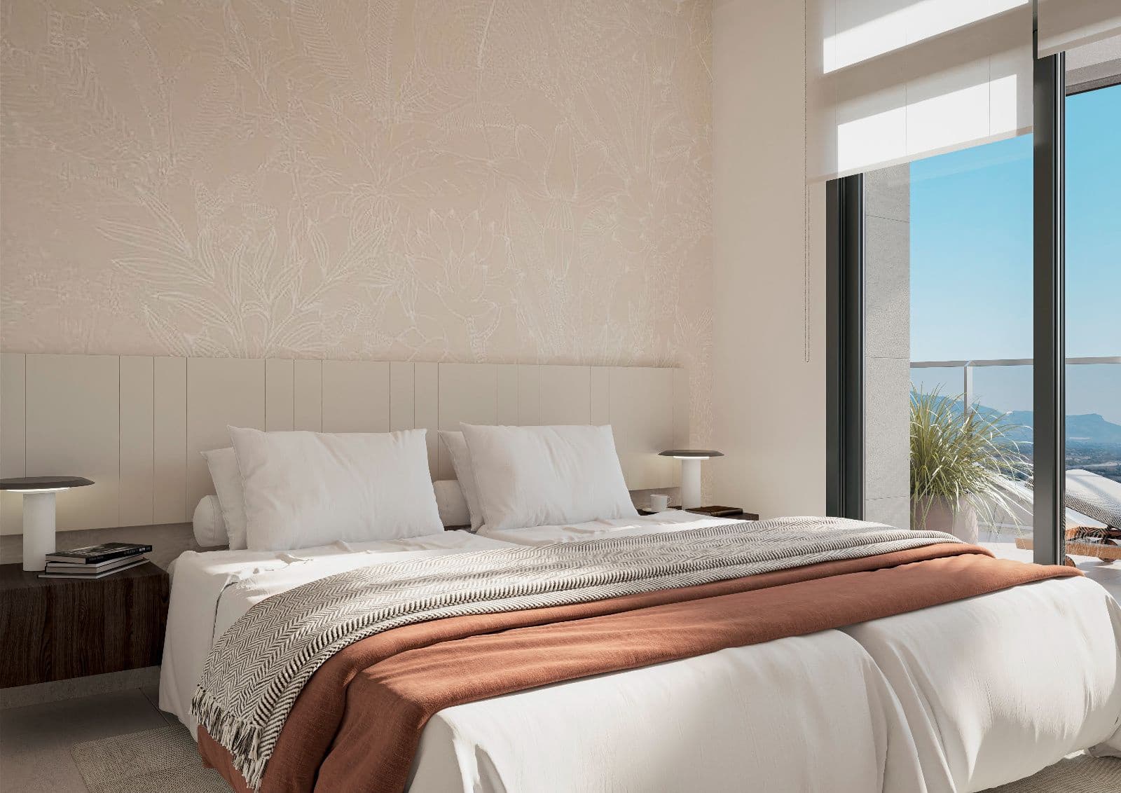 2 sypialnia Mieszkanie na sprzedaż w Benidorm z basenem garażem - 881 400 € (Ref: 10012593)