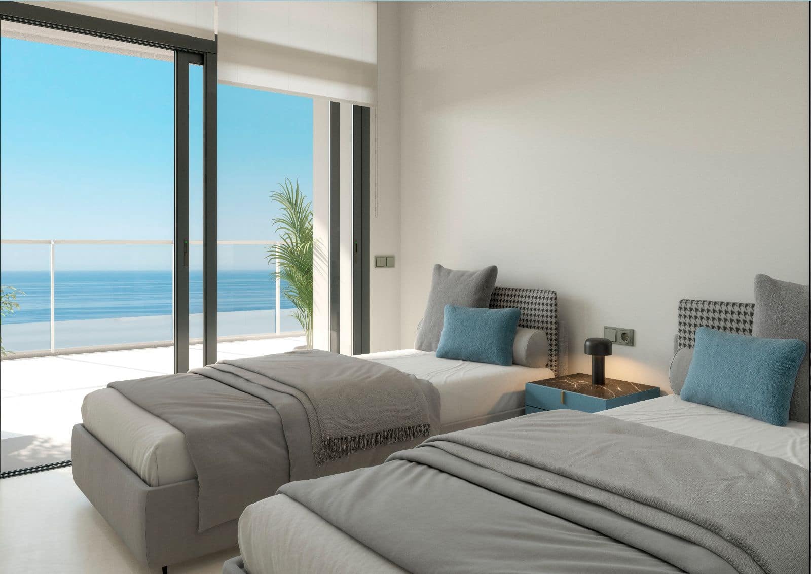 2 sypialnia Mieszkanie na sprzedaż w Benidorm z basenem garażem - 881 400 € (Ref: 10012593)
