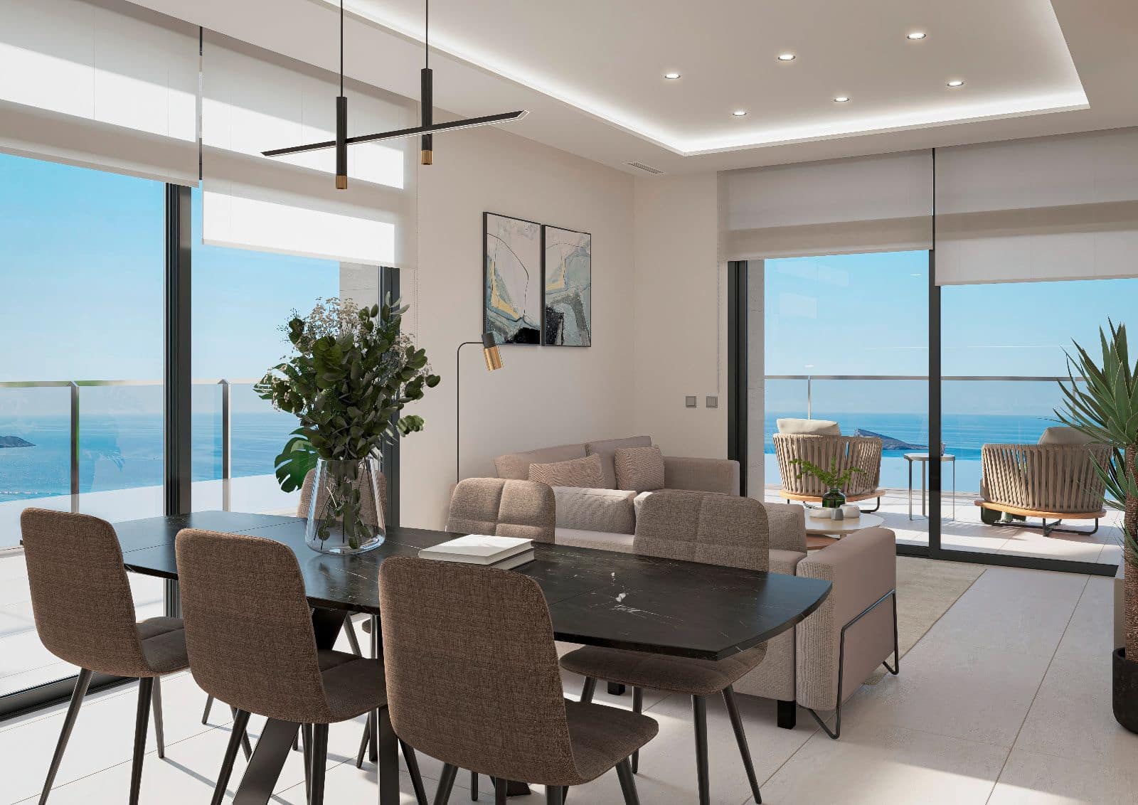 2 sypialnia Mieszkanie na sprzedaż w Benidorm z basenem garażem - 881 400 € (Ref: 10012593)
