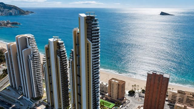 2 sypialnia Mieszkanie na sprzedaż w Benidorm z basenem garażem - 914 100 € (Ref: 10012659)