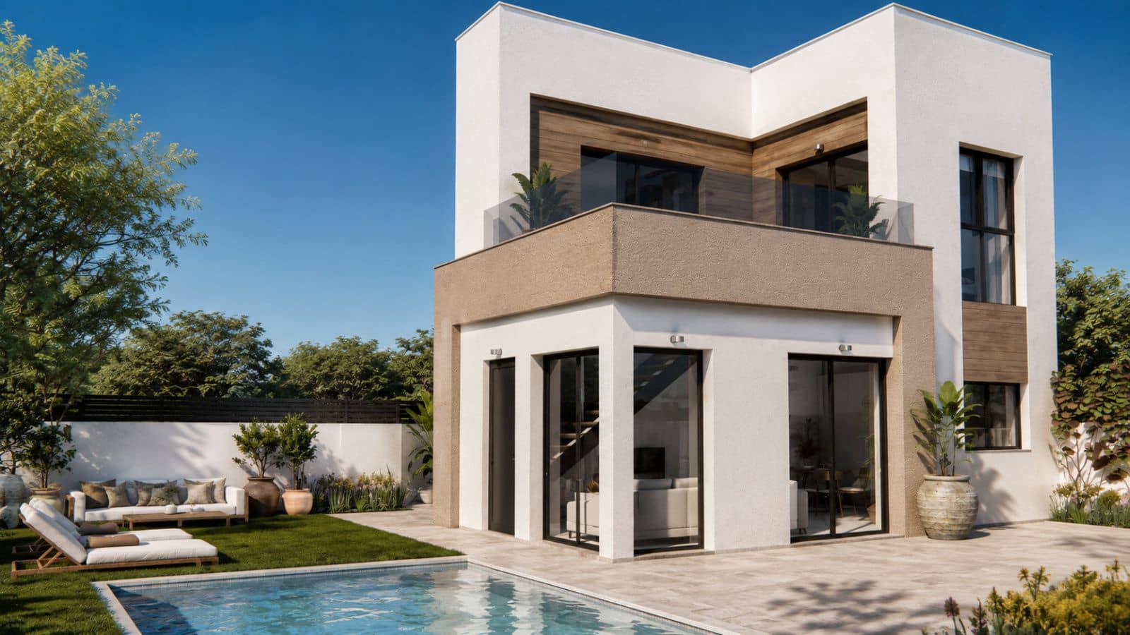 3 sypialnia Willa na sprzedaż w Orihuela Costa z basenem garażem - 388 900 € (Ref: 10035753)