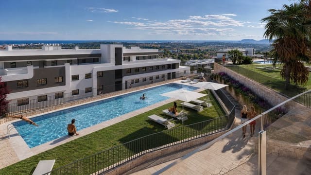 2 sypialnia Mieszkanie na sprzedaż w Muchamiel / Mutxamel z basenem garażem - 323 000 € (Ref: 10040221)