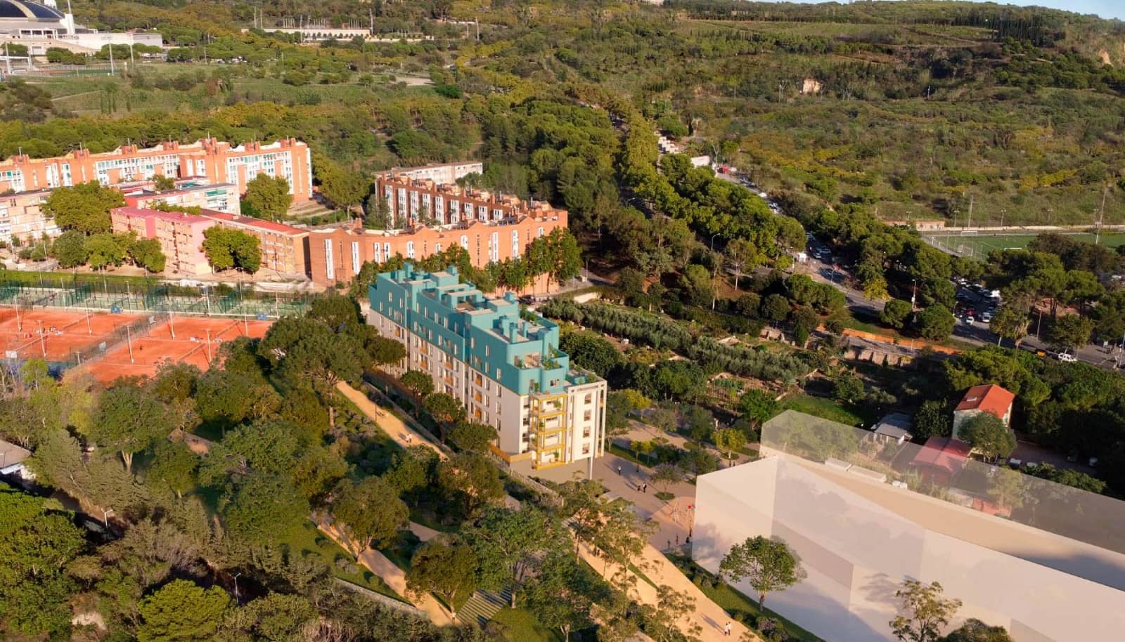 2 soverom Leilighet til salgs i Barcelona by med svømmebasseng garasje - € 385 000 (Ref: 9100130)