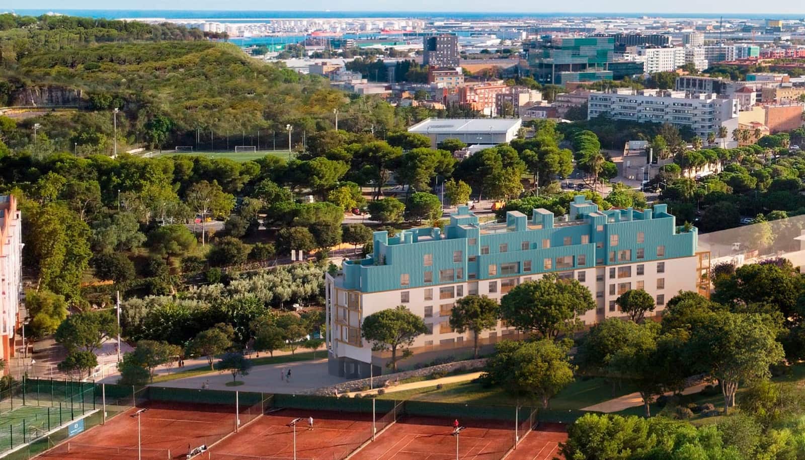 2 soverom Leilighet til salgs i Barcelona by med svømmebasseng garasje - € 385 000 (Ref: 9100130)