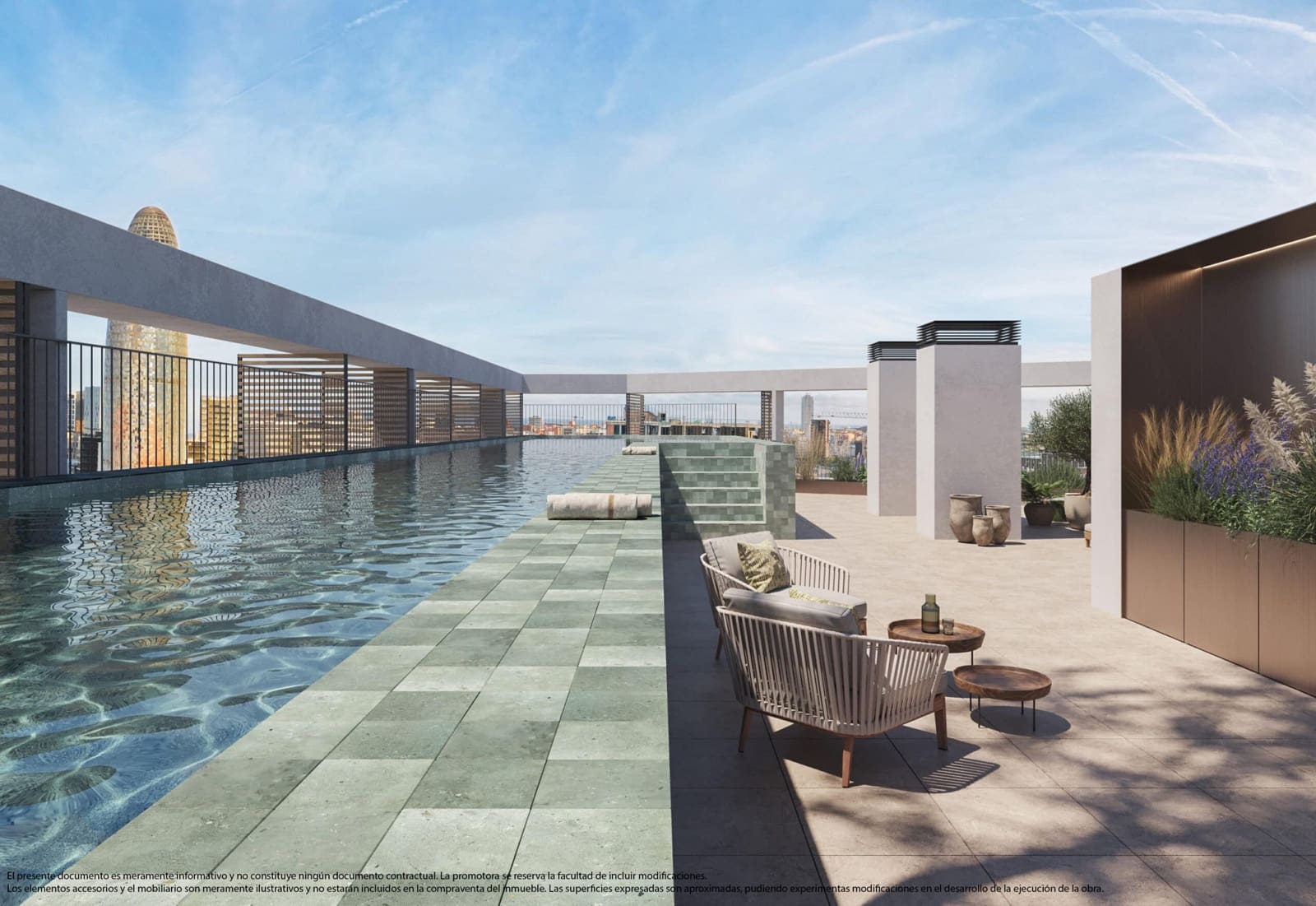 2 quarto Apartamento para venda em Barcelona cidade com piscina garagem - 905 000 € (Ref: 9101047)