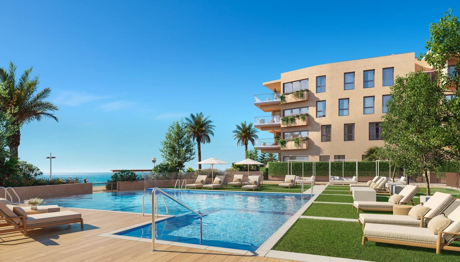 3 sypialnia Apartament na sprzedaż w Cubelles z basenem garażem - 505 000 € (Ref: 9101063)