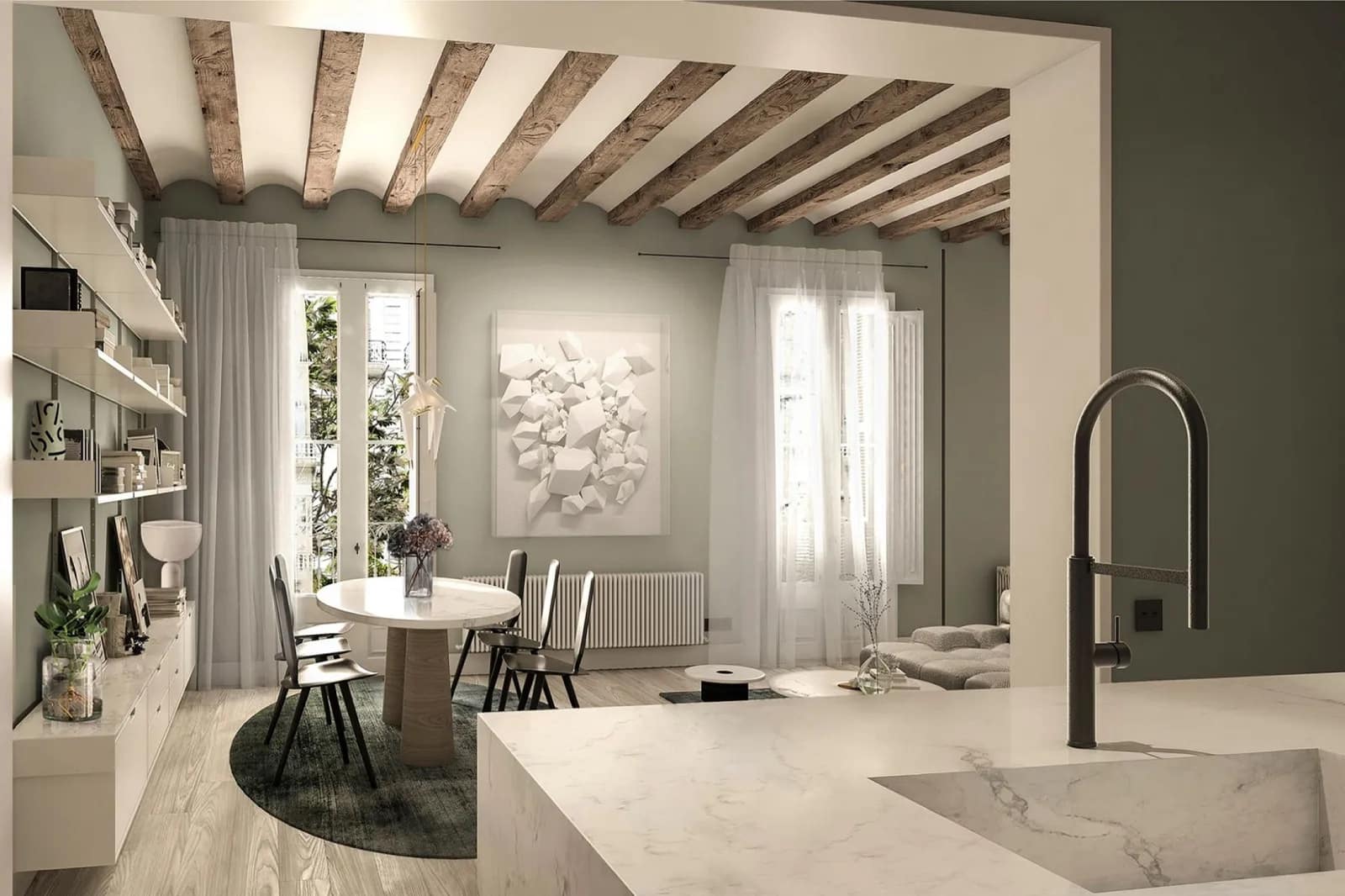 2 bedroom Apartment for sale in Barcelona city - € 1,150,000 (Ref: 9108105)