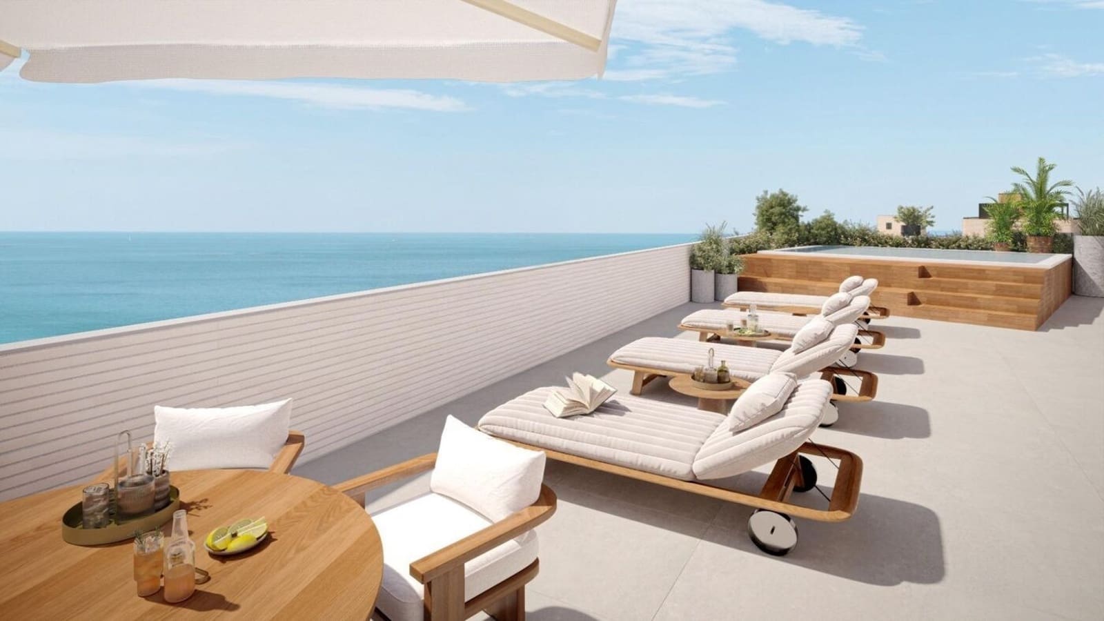 2 soveværelse Strandlejlighed til salg i Canet de Mar med swimmingpool garage - € 372.000 (Ref: 9143993)