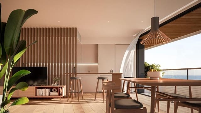 2 soveværelse Strandlejlighed til salg i Canet de Mar med swimmingpool garage - € 372.000 (Ref: 9143993)