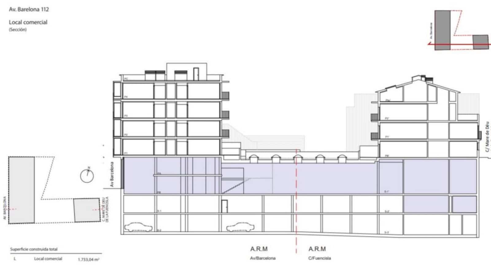 Kommersiell till salu i Barcelona stad - 1 790 000 € (Ref: 9149736)