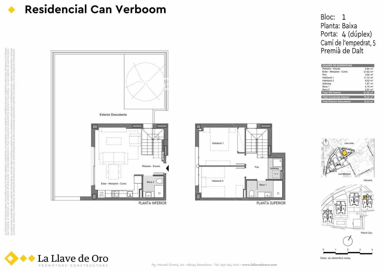 2 bedroom Flat for sale in Premia de Dalt with pool garage - € 498,000 (Ref: 9482274)