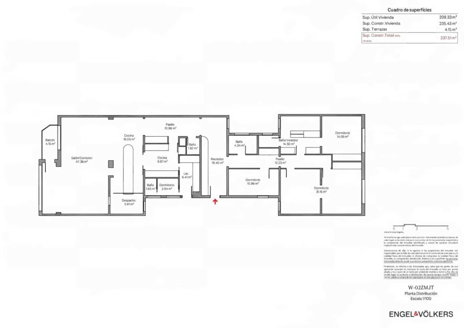 4 camera da letto Appartamento in vendita in Barcelona citta - 1.750.000 € (Rif: 9482313)