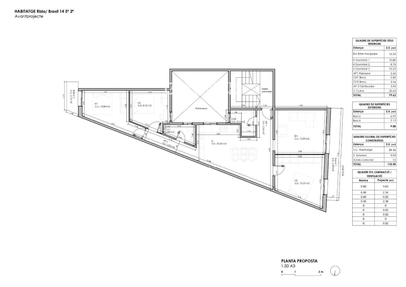 4 soverom Leilighet til salgs i Barcelona by - € 548 000 (Ref: 9482373)