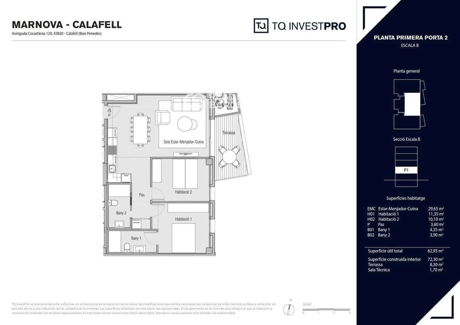 2 chambre Appartement à vendre à Calafell avec piscine - 265 000 € (Ref: 9528684)