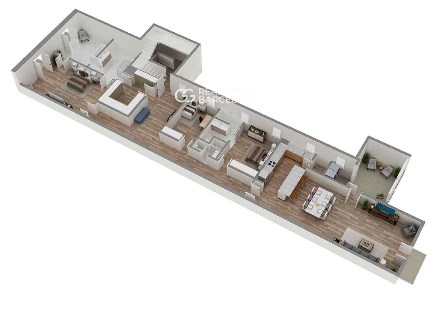 3 camera da letto Appartamento in vendita in Barcelona citta - 1.390.000 € (Rif: 9580124)